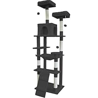 Amazon | NICO-LS キャットタワー 猫タワー 大型猫用 中型猫用